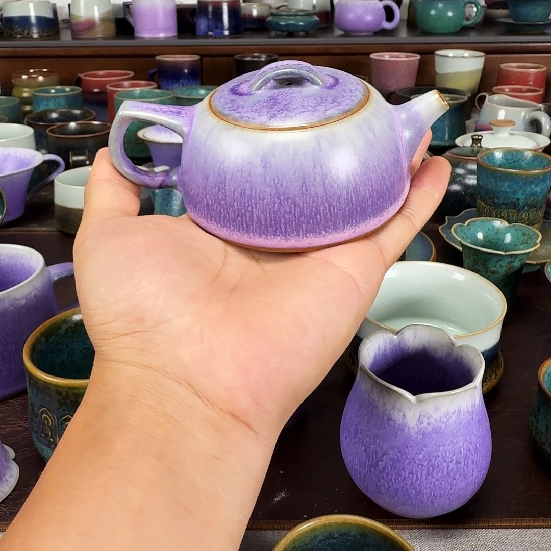紫光釉茶壶任晓飞老师