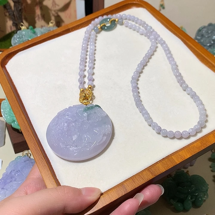 颈饰未镶嵌翡翠翡翠吊坠
