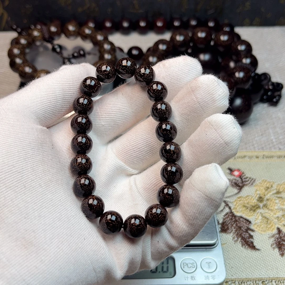 檀香紫檀（小叶紫檀）1.0 19颗 爆星