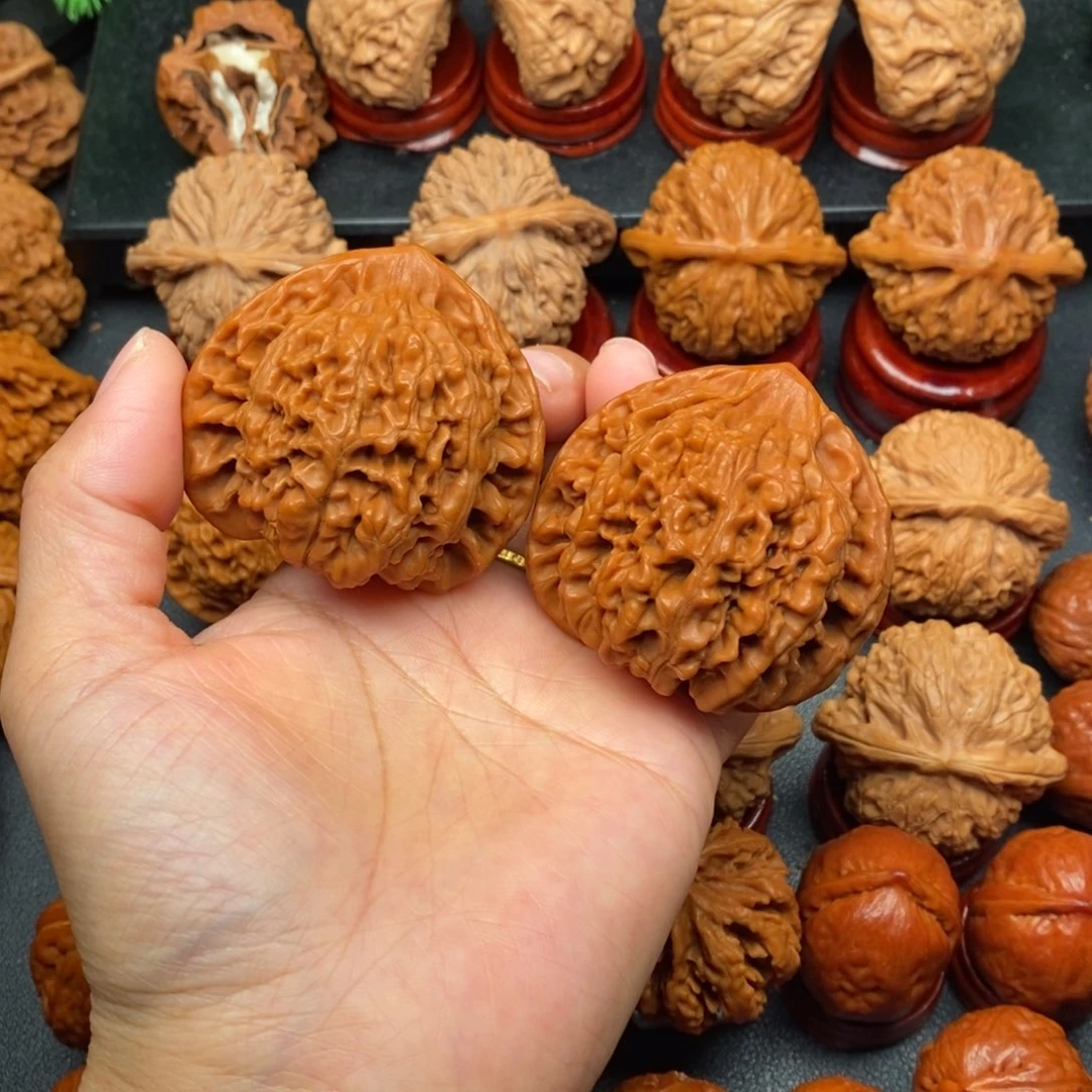 文玩核桃把件51官帽