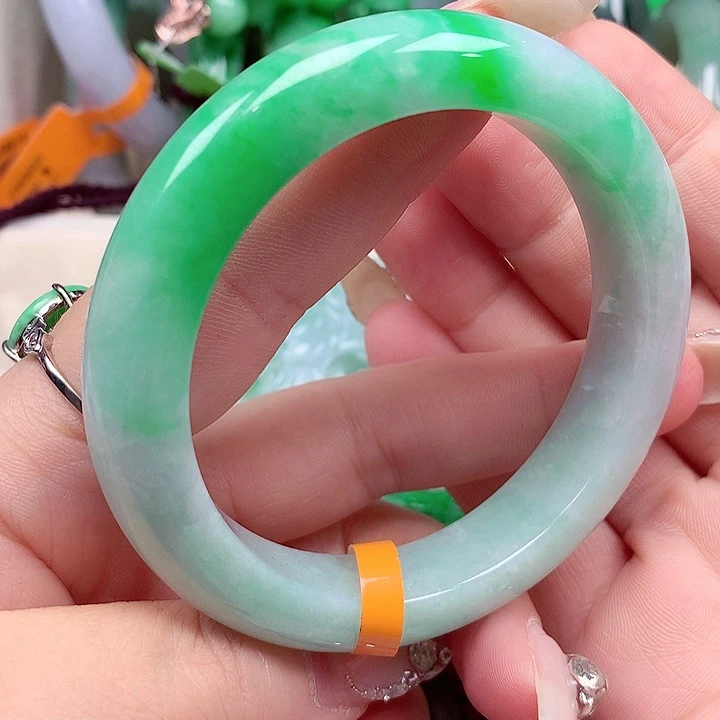 E***美未镶嵌手镯翡翠翡翠手镯