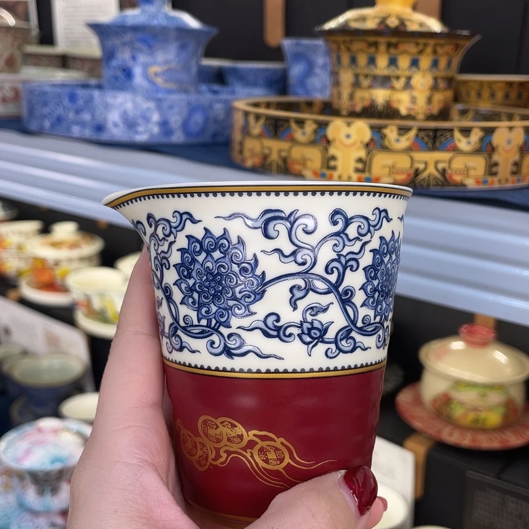 陶景德陶瓷盖碗茶具