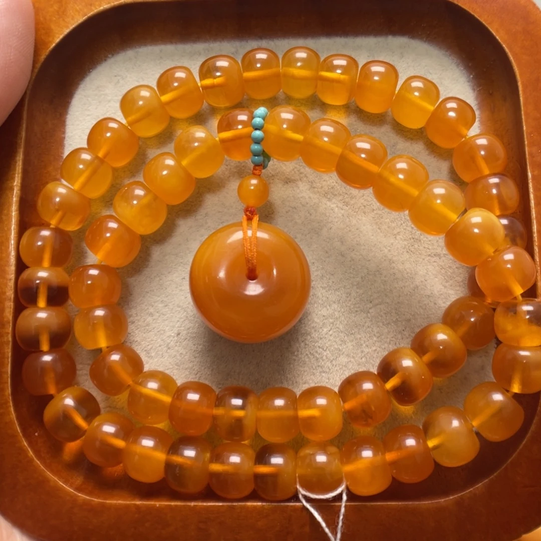 蜜蜡未镶嵌手串蜜蜡