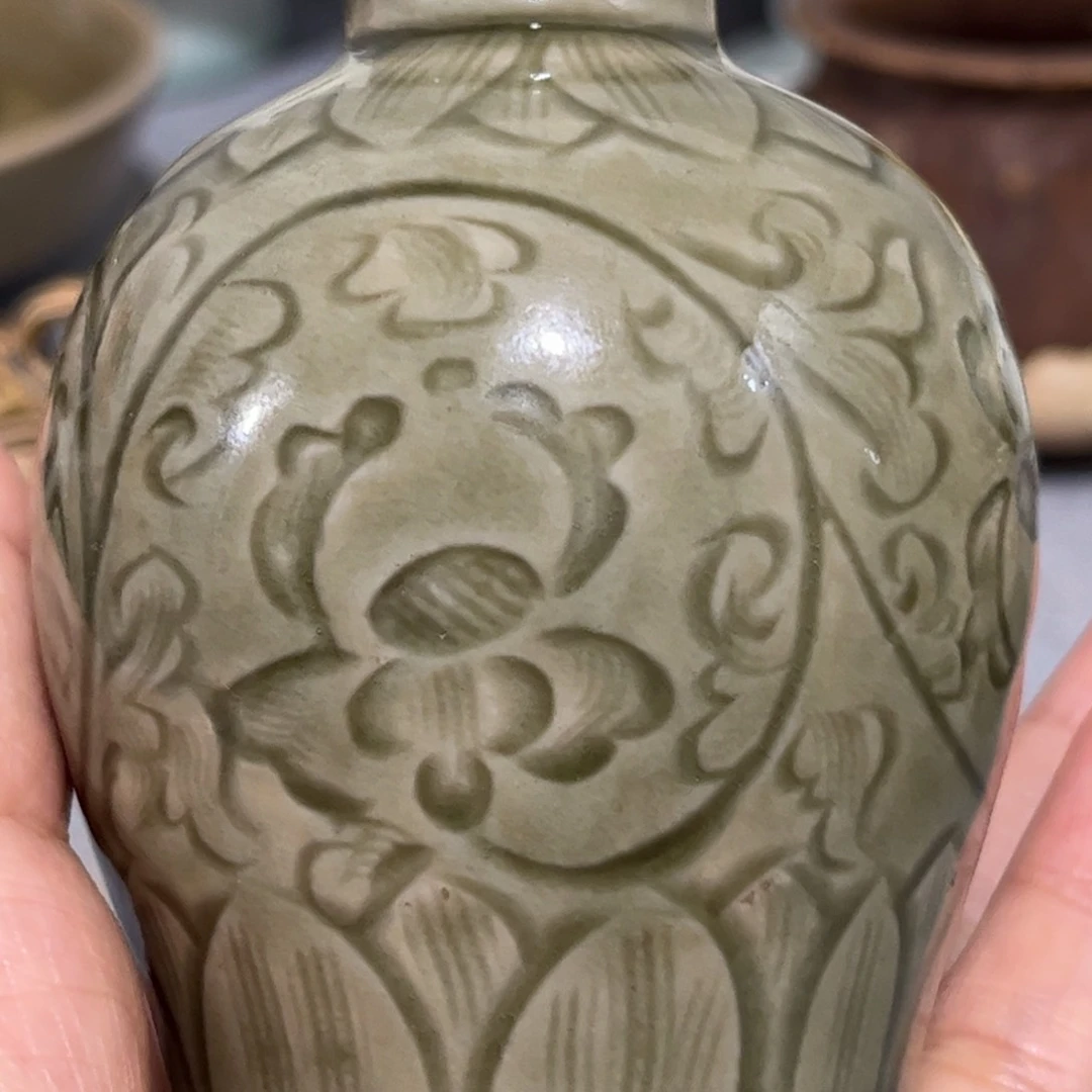 D***L耀州窑刻花小罐子