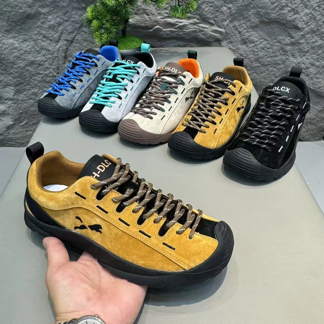 阿甘男鞋2025年秋季新款时尚百搭透气磨砂皮软底舒适运动休闲鞋