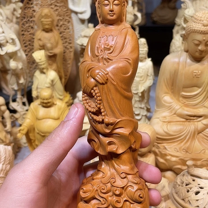 二***壮黄杨木小叶念珠观音