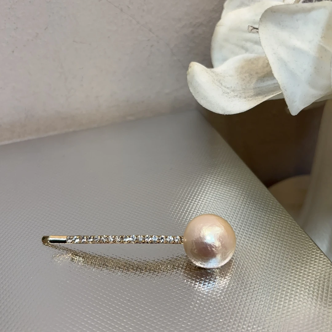 东大门细闪棉花珠一字夹Y101