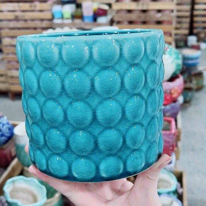 有孔，凑10元包邮陶瓷花盆发货！