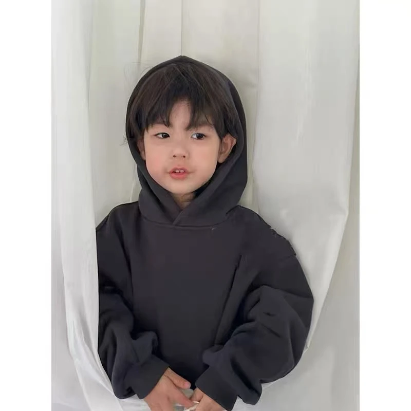 L250韩版加绒加厚连帽卫衣