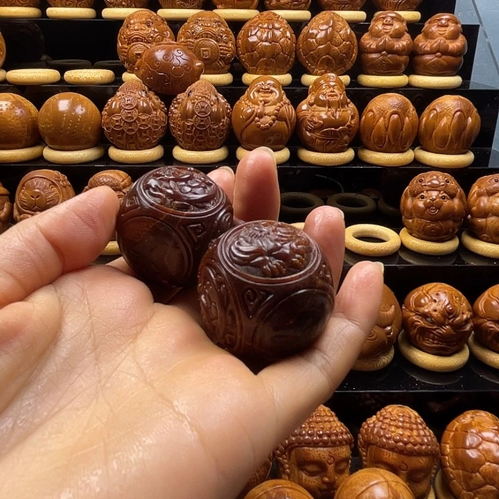 龙脊菩提吊坠手持手球手把件