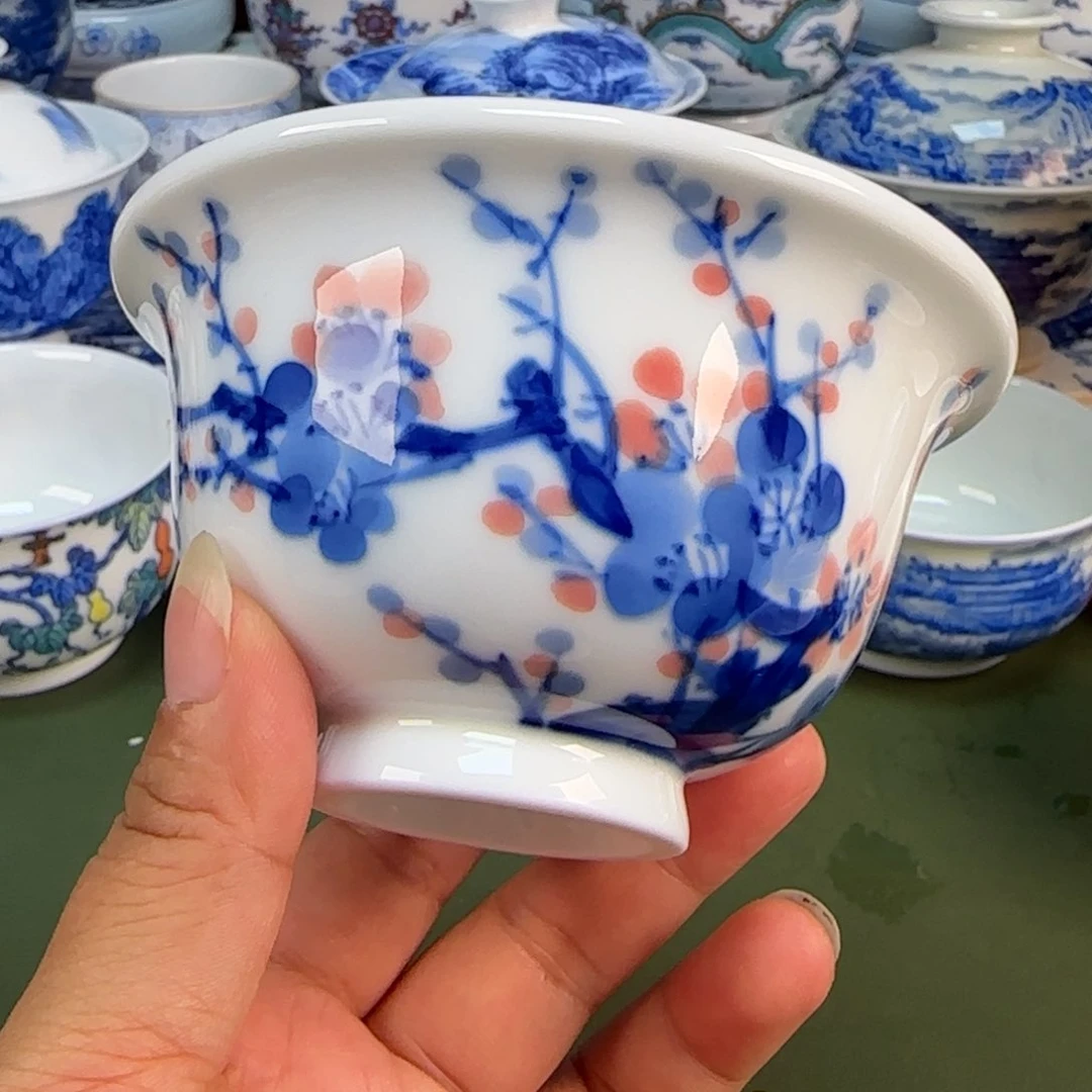 景德镇纯手绘茶具圆圆208