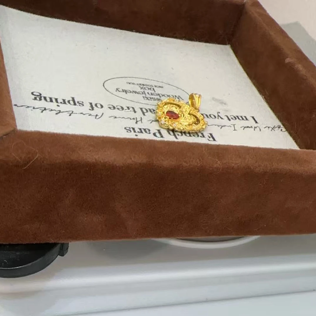 足金精品工艺吊坠