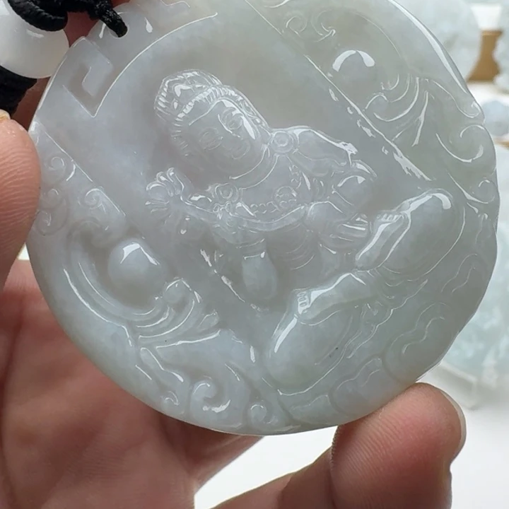 翡翠未镶嵌颈饰天然缅甸A货翡翠
