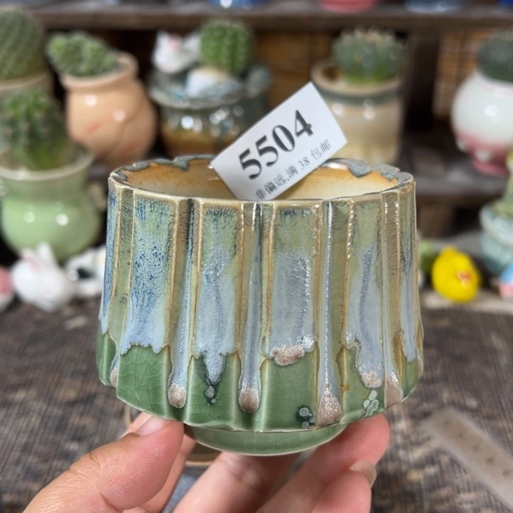 口6 手工花盆满30包邮