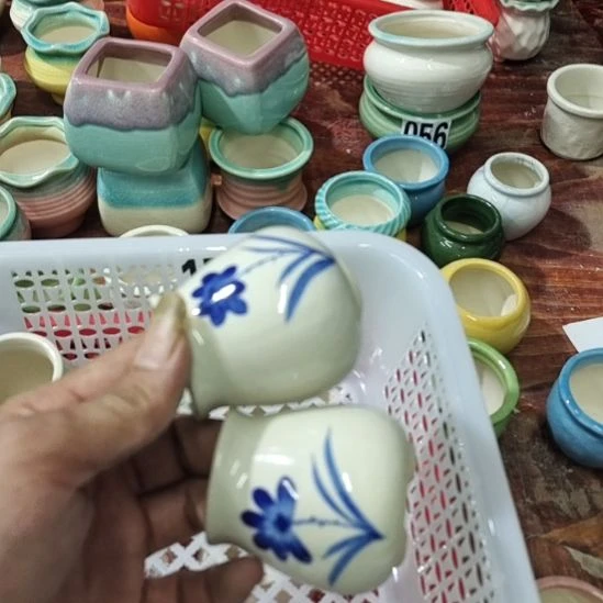 微瑕陶瓷盆12包邮