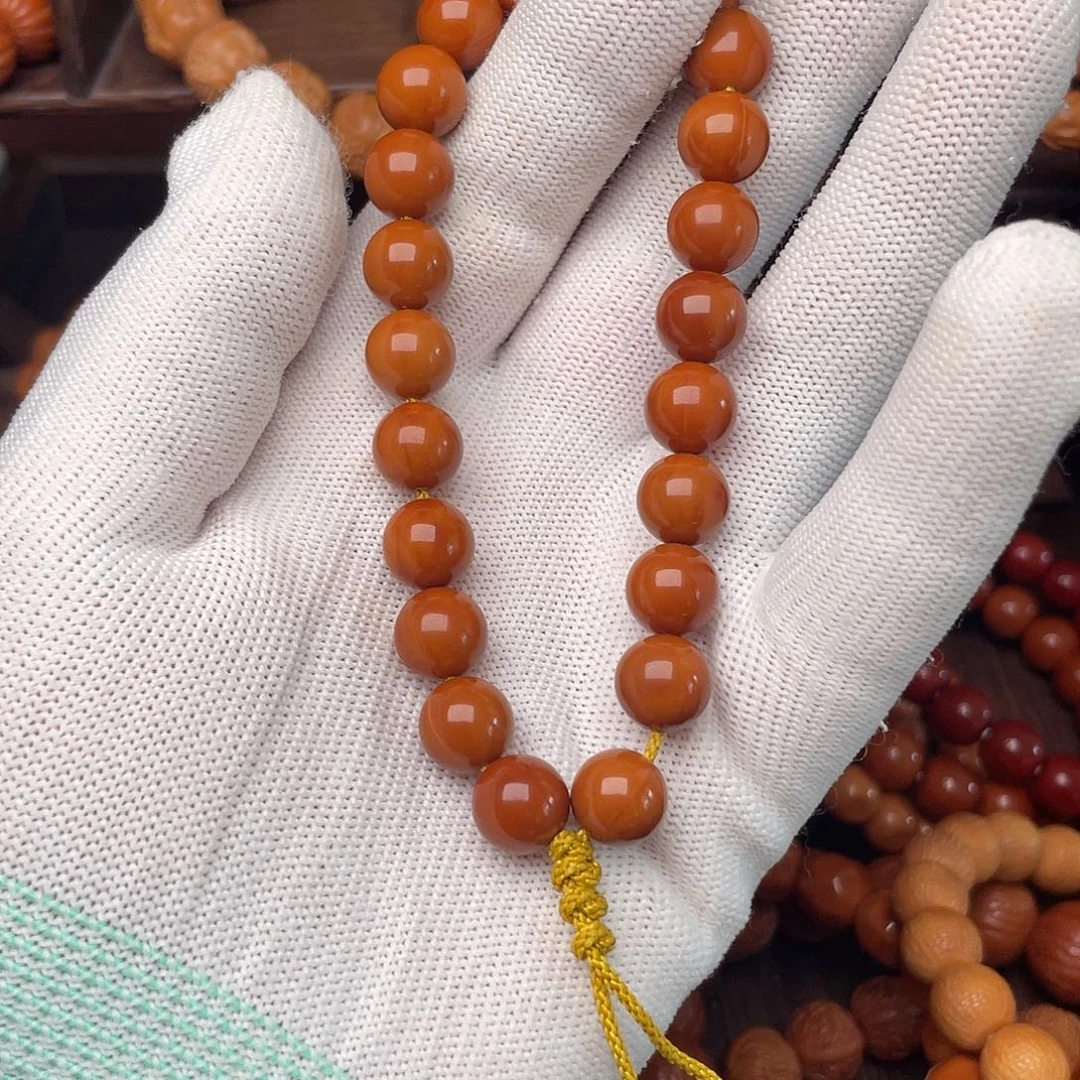 猴头核桃吊坠光珠