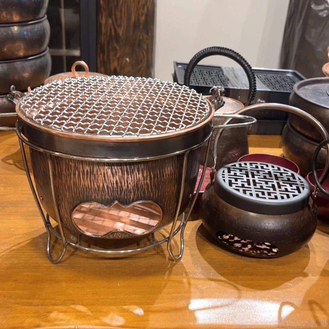 24复古提梁炉子手工锻打工艺