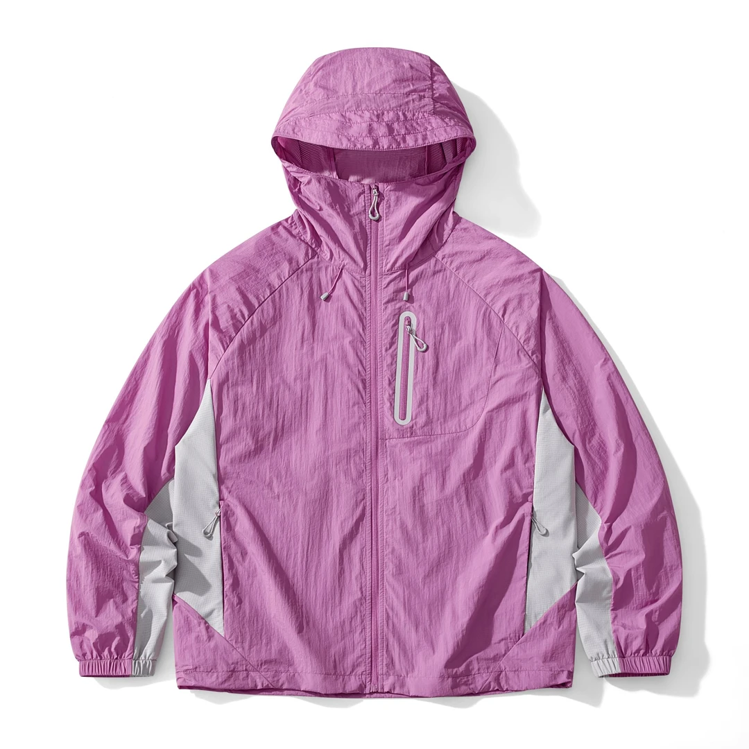 情侣夏季山系运动防晒衣女款皮肤衣男女户外透气薄款防晒服