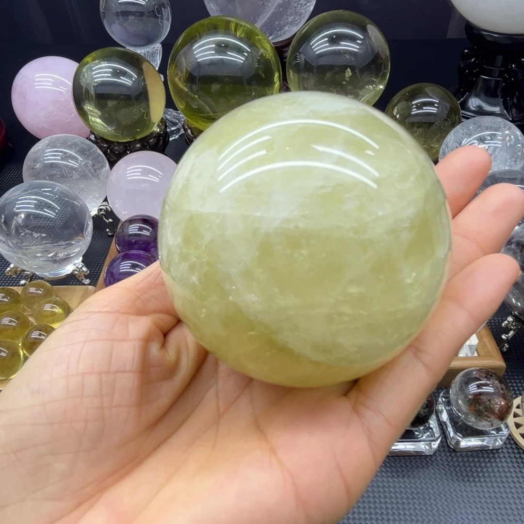 水晶未镶嵌珠宝半成品7.9公分