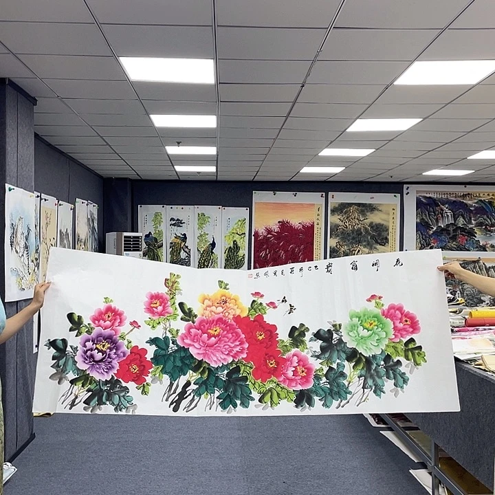 国画作品小姐姐放漏…