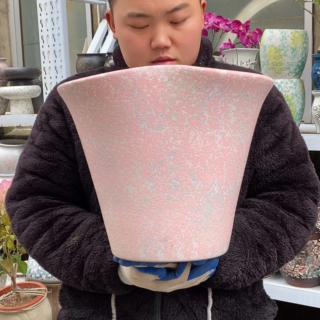 紫砂花盆口28高30福利