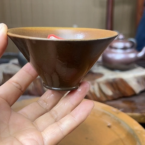 南***渡戬谷龙窑柴烧茶杯57