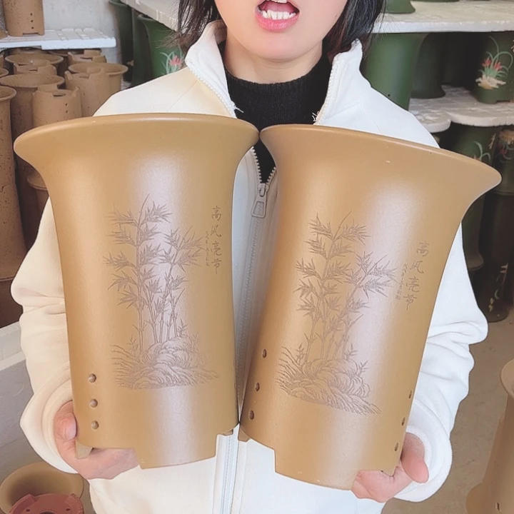 紫砂花盆宜兴紫砂精品花盆