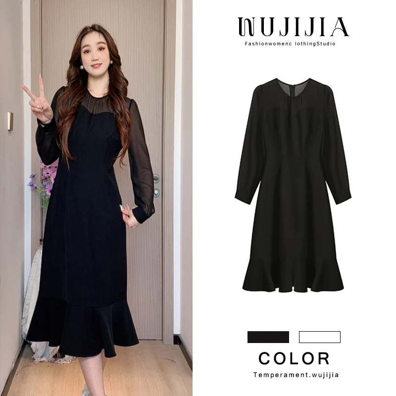 黑色连衣裙ZL110307