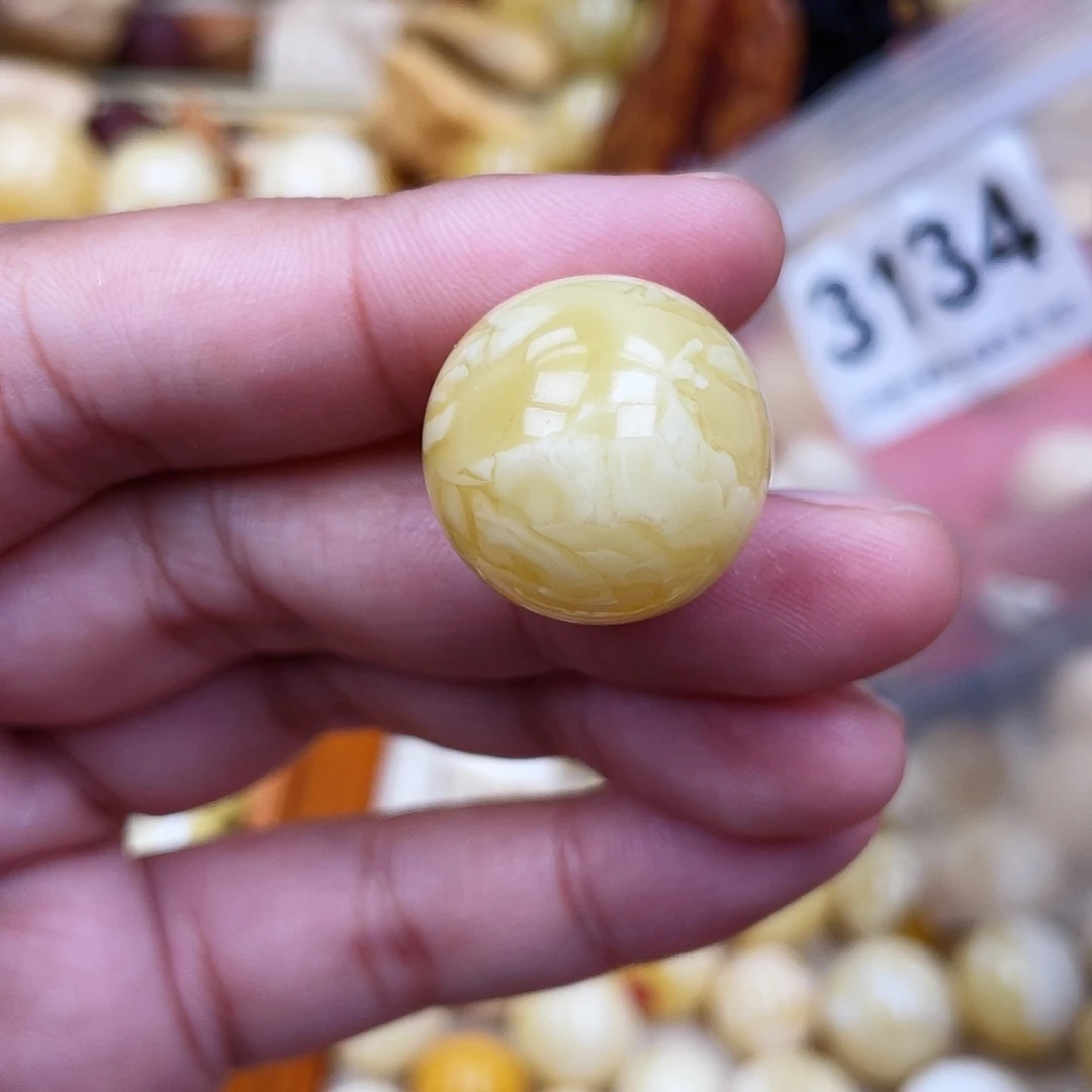 蜜蜡未镶嵌珠宝奇石水线沙眼20.1