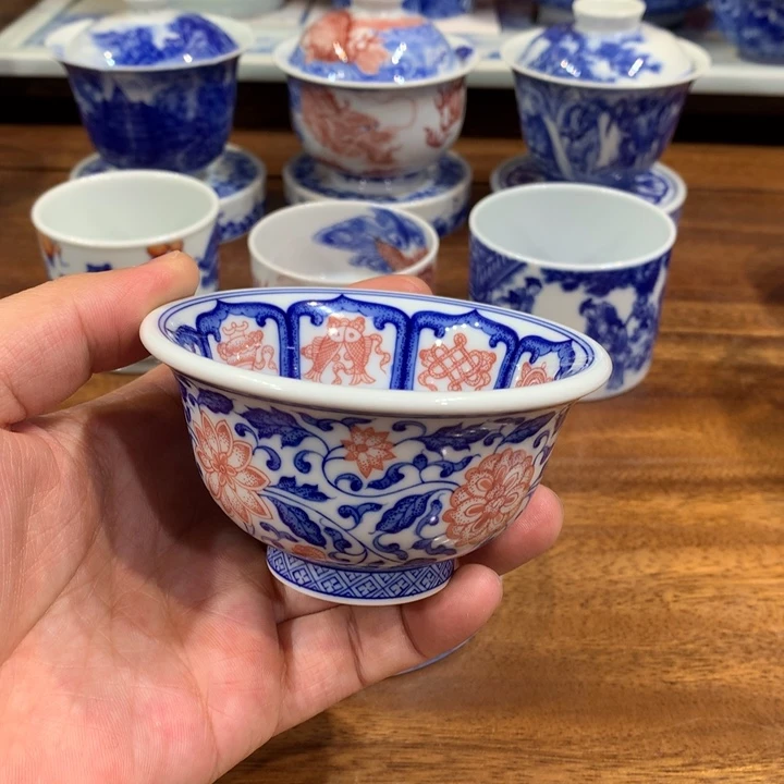 晓月柴窑 缠枝 八宝