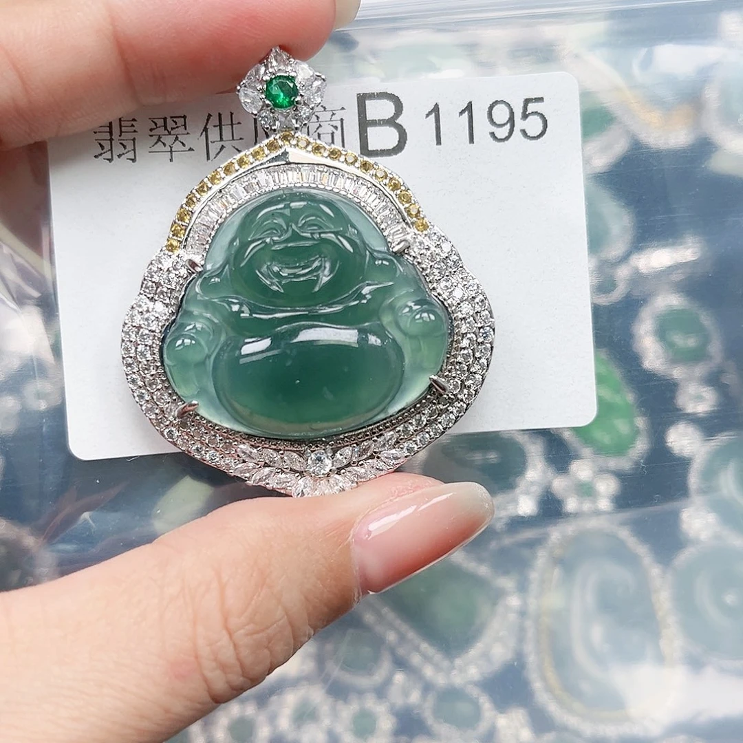 翡翠颈饰未镶嵌翡翠1195