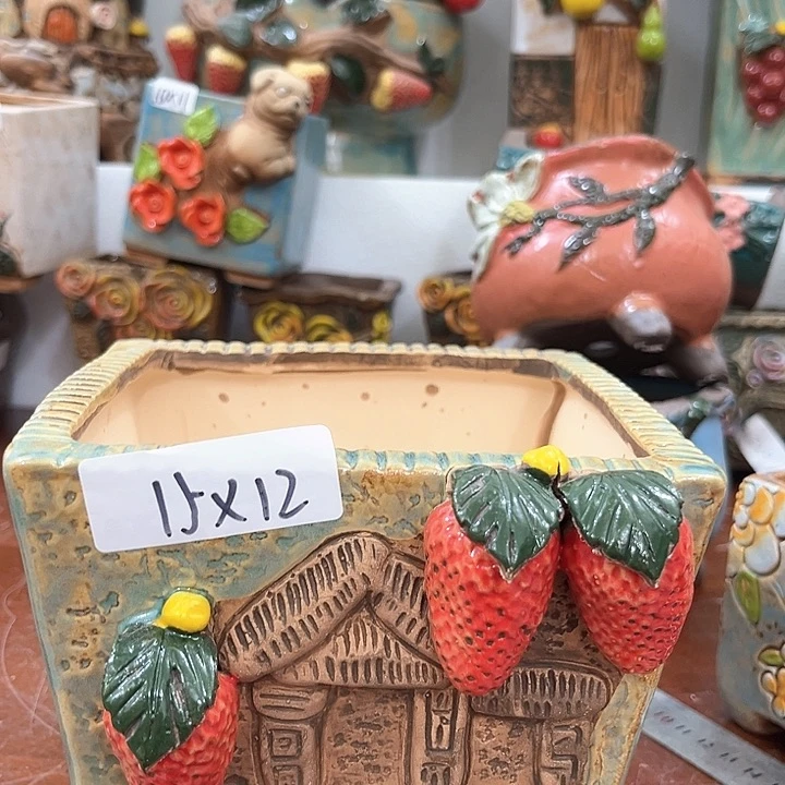 红陶粗陶花盆粗陶花盆