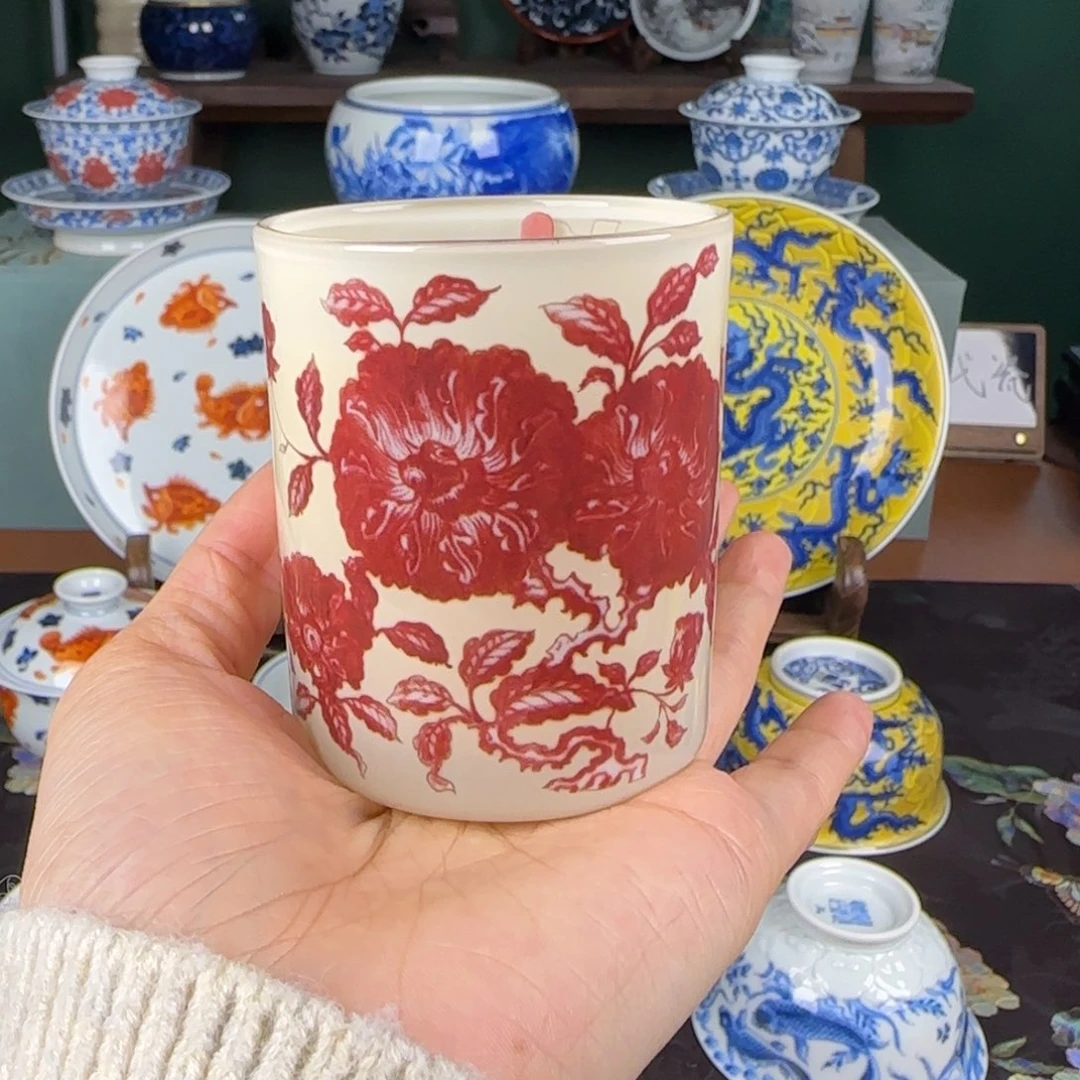 杯勤义堂山茶花玻璃香薰