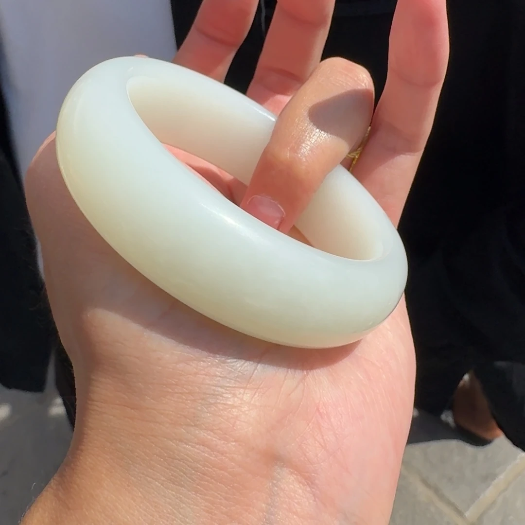 和田玉未镶嵌颈饰425小杨俄料