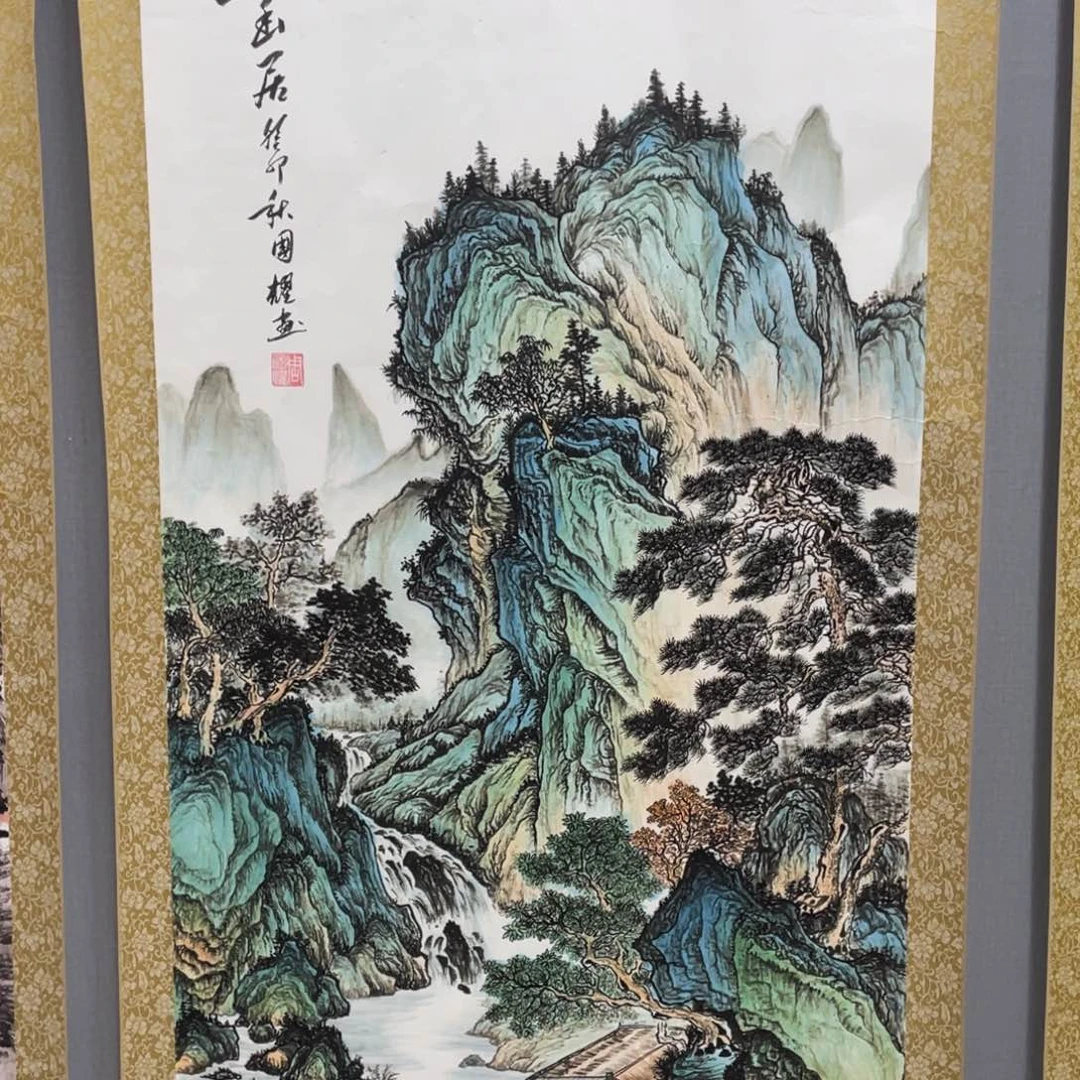 国画老师手笔手绘作品y