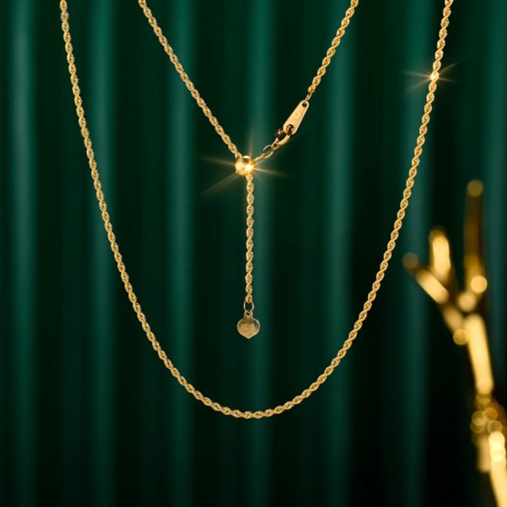 金色年华/18K金麻花项链