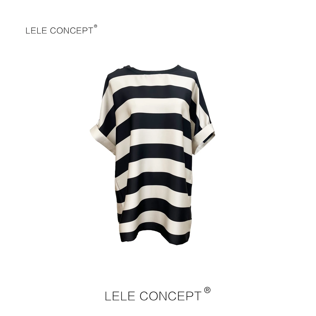 LELE CONCEPT丨【如一】设计师款百搭条纹半袖TX119