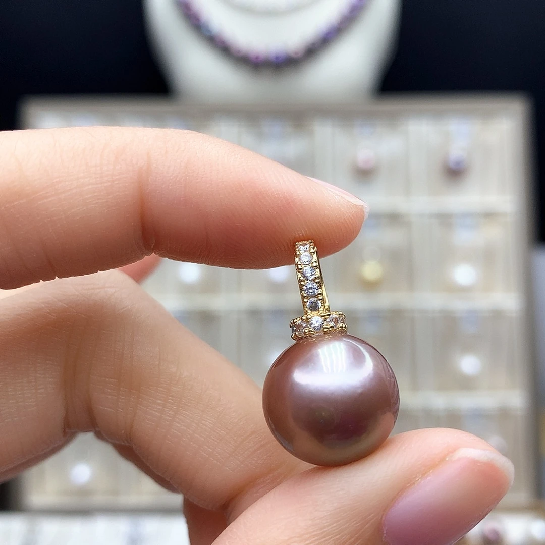 合金淡水珍珠颈饰