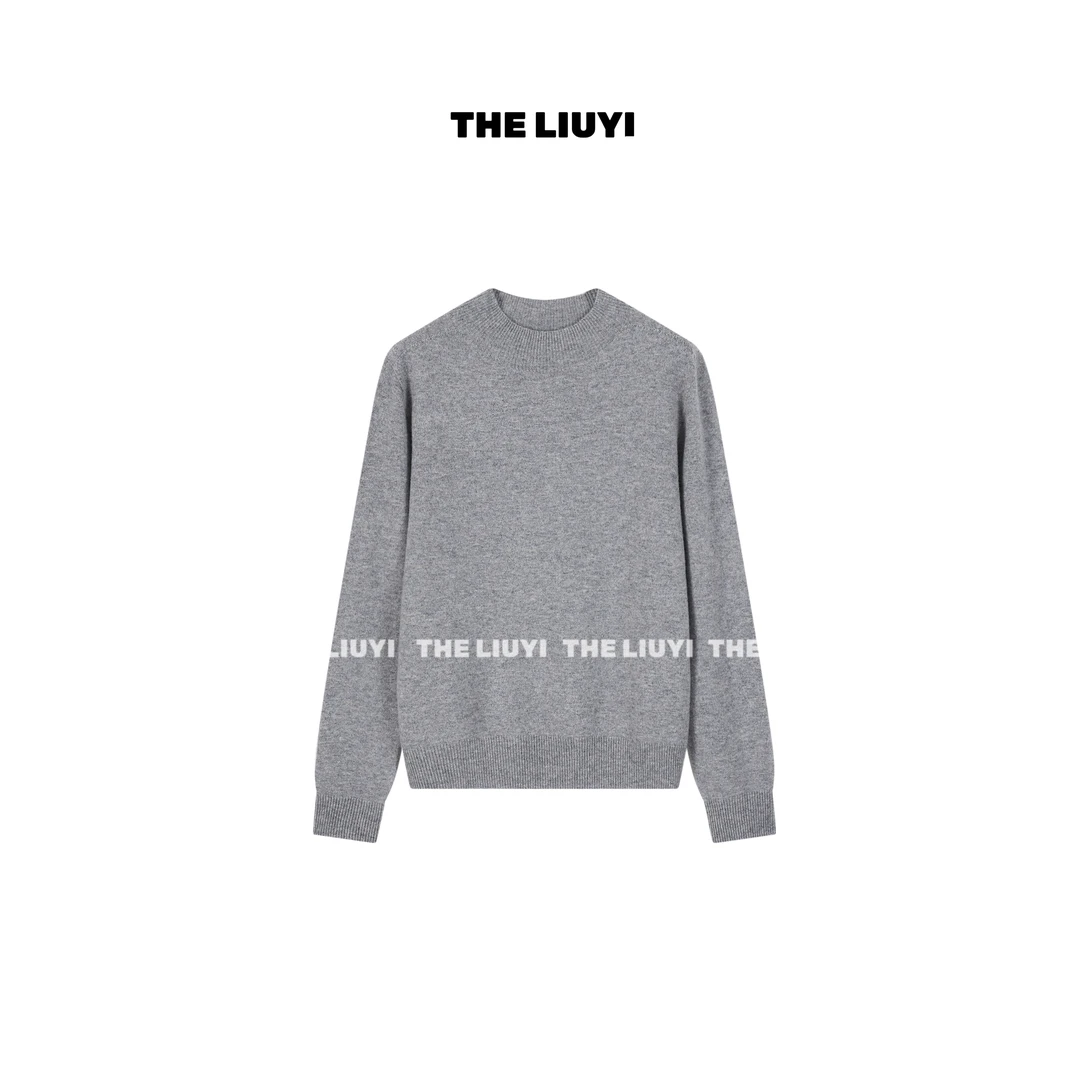 【LIUYI】山羊绒羊毛重工保暖百搭毛衣511074