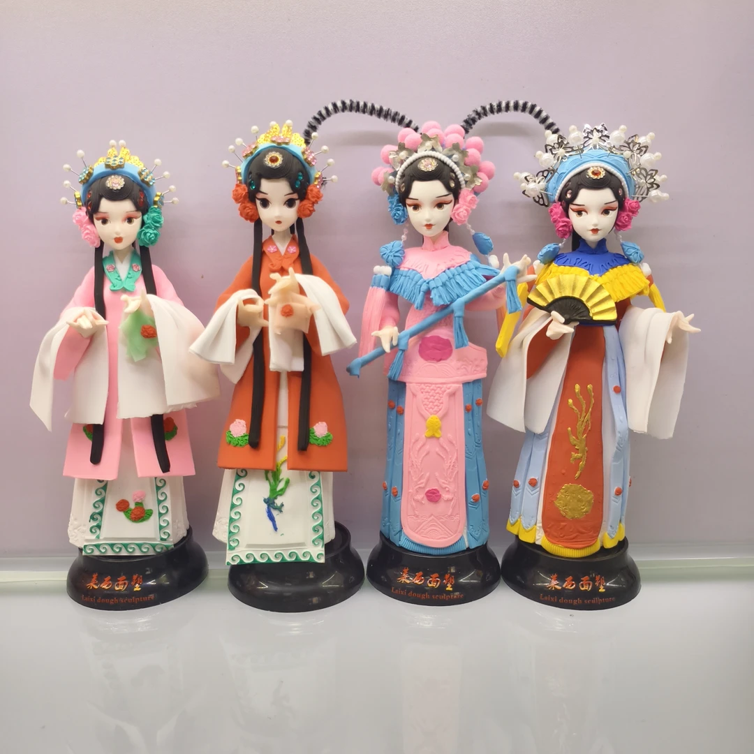 戏曲人物面塑手办