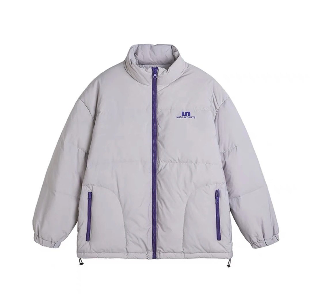 【理个屁屁】轻薄羽绒服男冬季新款潮牌保暖白鸭绒2028