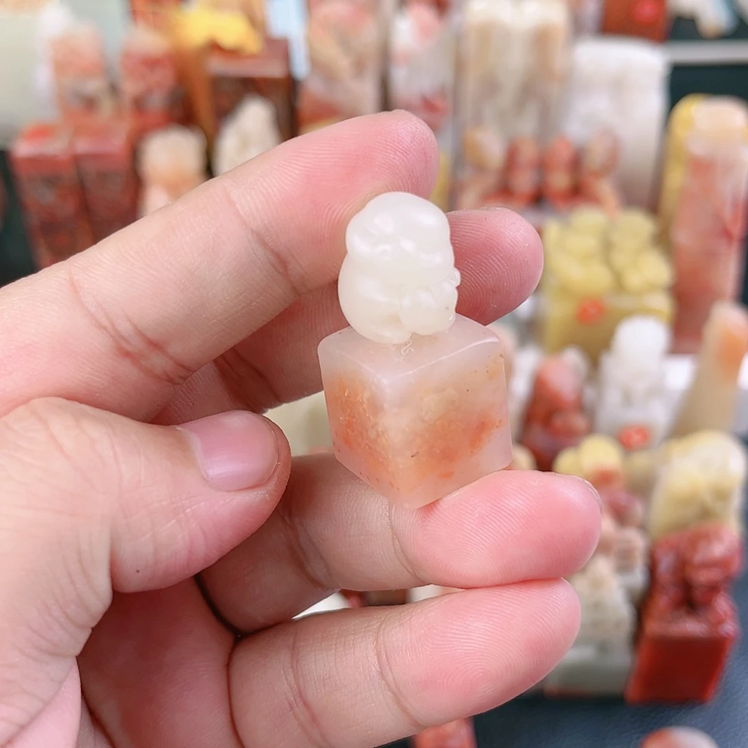 寿山石印石_*潇包篆刻