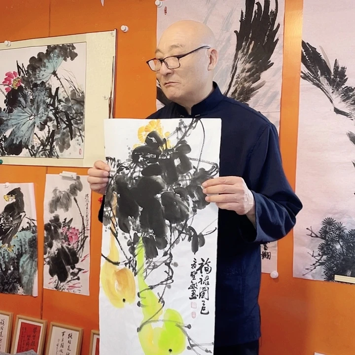 国画张圣敏先生纯手绘作品