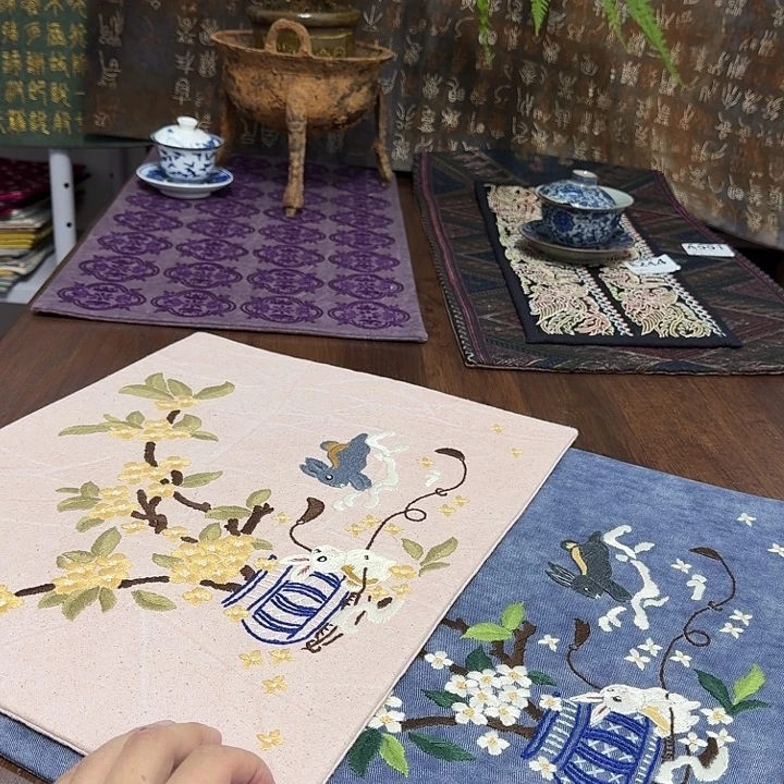 4 都是一张价格三十六纺茶垫