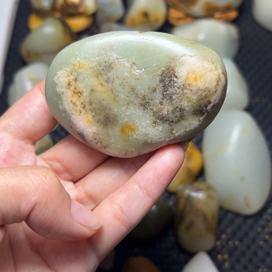 和田玉未镶嵌挂件66