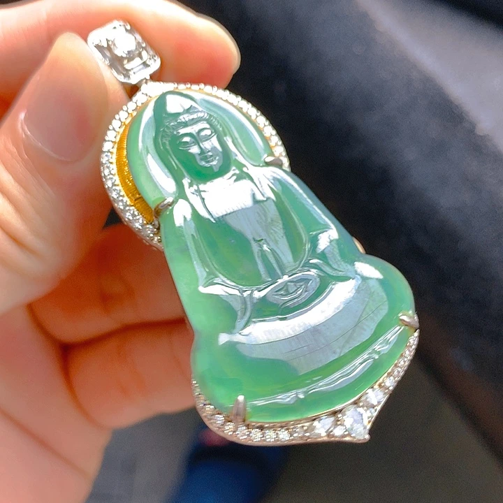 颈饰未镶嵌翡翠翡翠