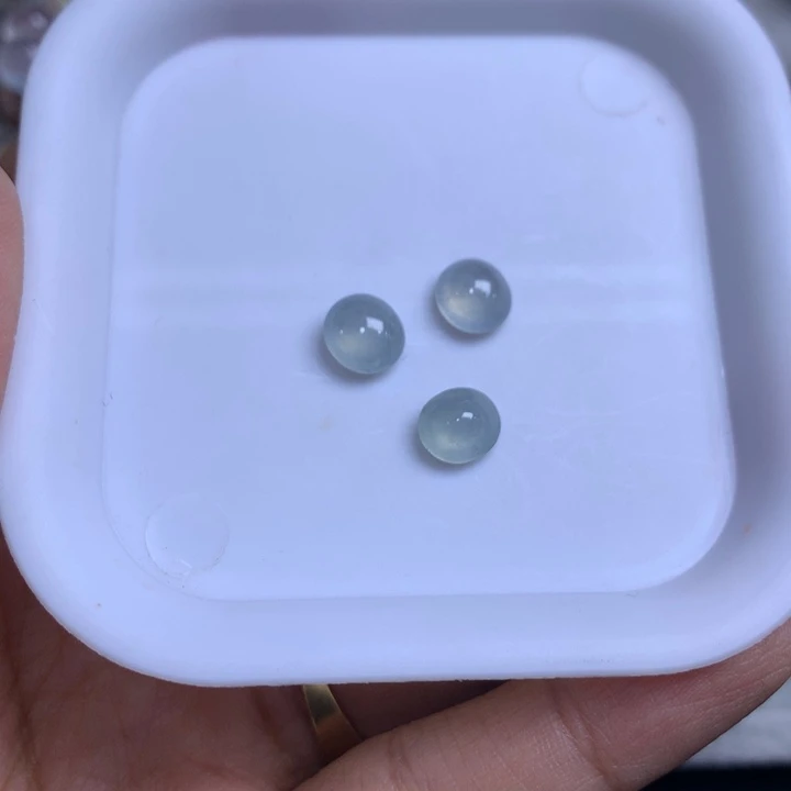 翡翠未镶嵌戒指裸石卡7+