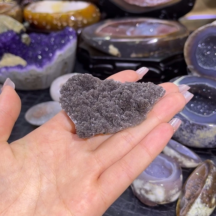 未镶嵌水晶珠宝半成品矿标奇石