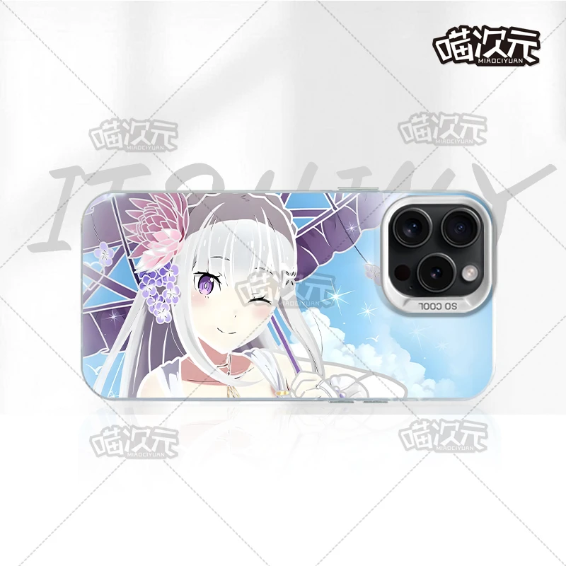 春日爱蜜莉雅二次元手机壳防指纹爆款动漫适用苹果华为小米ins风
