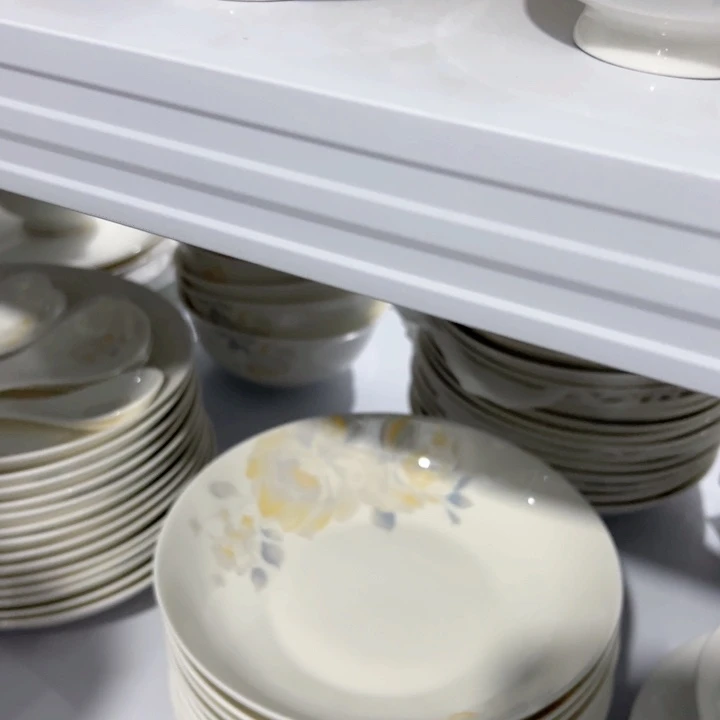 瓷清雅八寸深盘两个